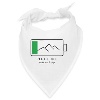 Digitale Entgiftung - Bandana - Weiß - Vorne