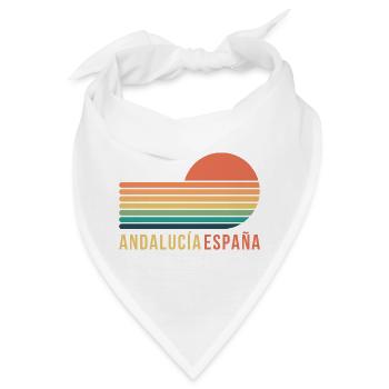 Andalusien, Spanien - Bandana - Weiß - Vorne