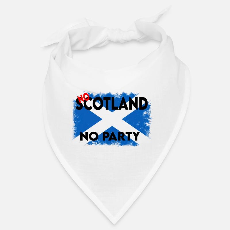 Bold Saltire Flag Typography Bandana