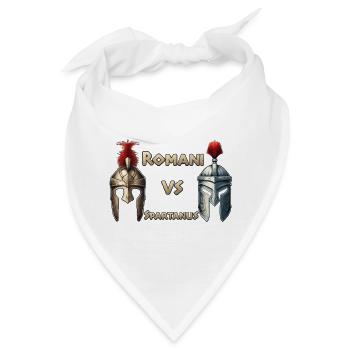 ROMANI VS SPARTANUS - Bandana - Weiß - Vorne