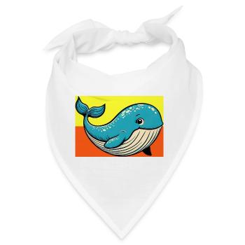Wal - Bandana - Weiß - Vorne