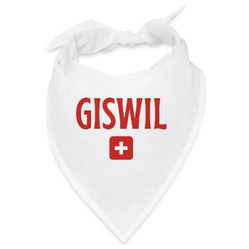 GISWIL-Schweizer Flagge - Bandana - Weiß - Vorne
