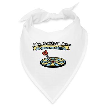 Taktischer Wurf: Dart Humor - Bandana - Weiß - Vorne