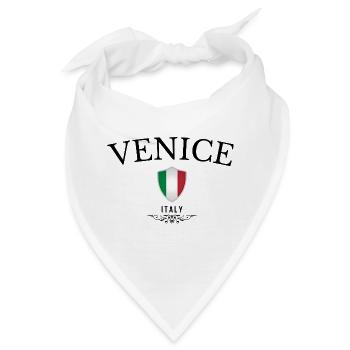 Souvenir Venedig, elegantes Design Venedig - Bandana - Weiß - Vorne