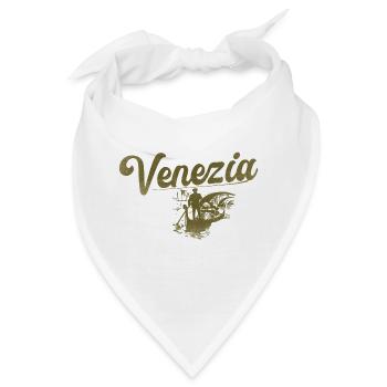 Venedig, Vintage - Bandana - Weiß - Vorne