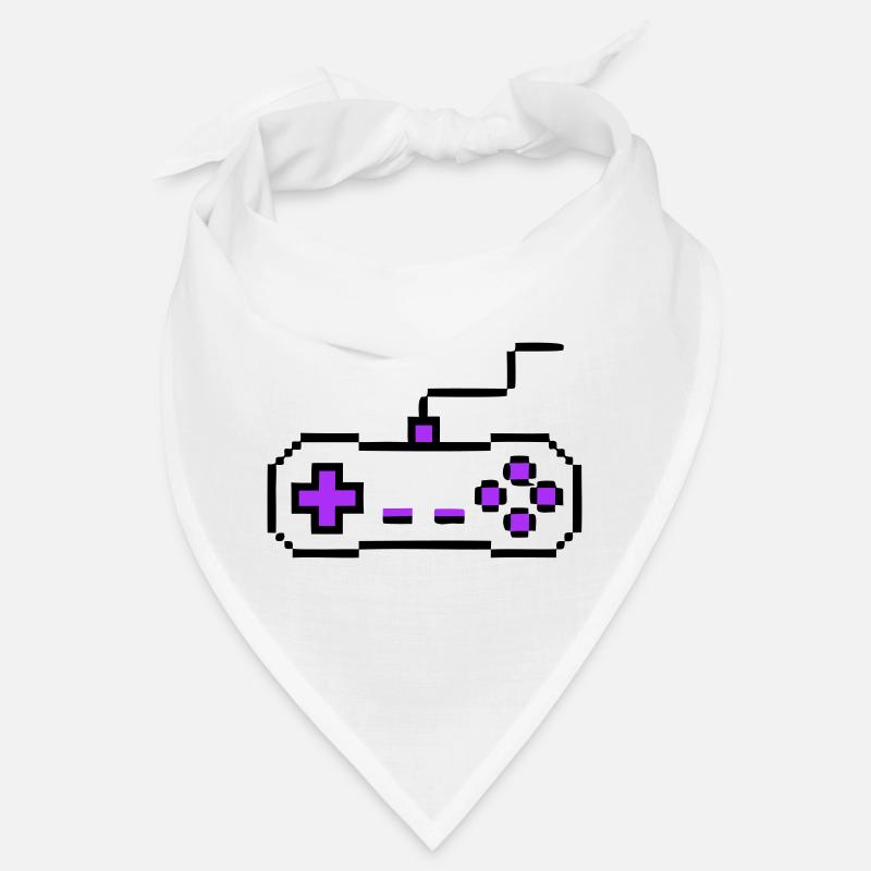 Joueur avec manette rétro Bandana