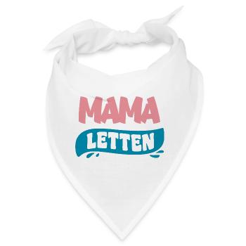 Mama Letten Badeschlappen für Mama - Bandana - Weiß - Vorne