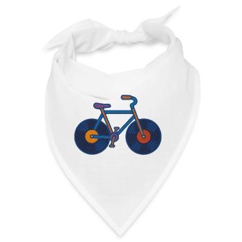 Vinyl Cycle Echo - Bandana - Weiß - Vorne
