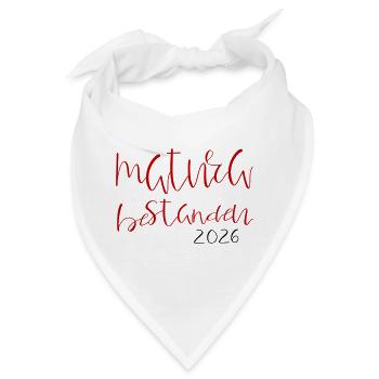 Matura bestanden - Bandana - Weiß - Vorne