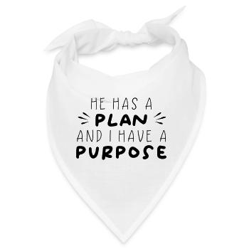 Plan & Purpose - Bandana - Weiß - Vorne