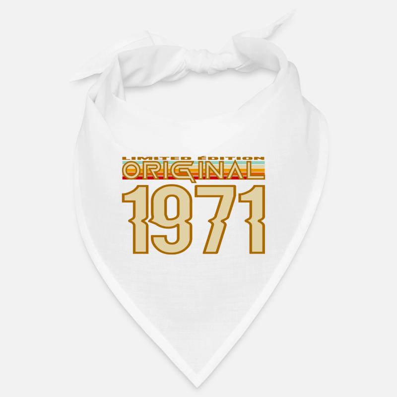 Original 1971 Retro Typography Bandana