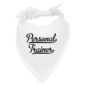Personal Trainer - Bandana - Weiß - Vorne