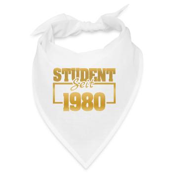 seit 1980 - Bandana - Weiß - Vorne