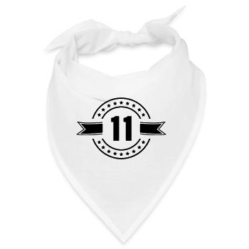 11 - Bandana - Weiß - Vorne