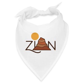 Zion, Utah - Bandana - Weiß - Vorne
