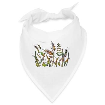Gras - Bandana - Weiß - Vorne