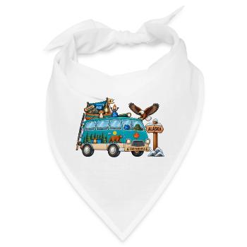 Alaska Camper Wohnmobil - Bandana - Weiß - Vorne