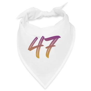 47 - Bandana - Weiß - Vorne