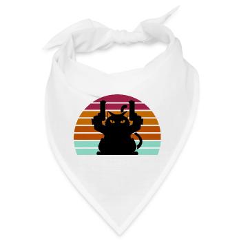 Cat Gun - Bandana - Weiß - Vorne