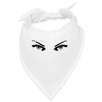 eyes 01 - Bandana - Weiß - Vorne