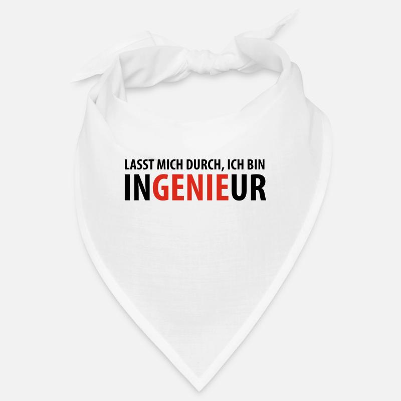 Lasst mich durch, ich bin Ingenieur - Bandana - Weiß