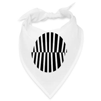 kreis - Bandana - Weiß - Vorne