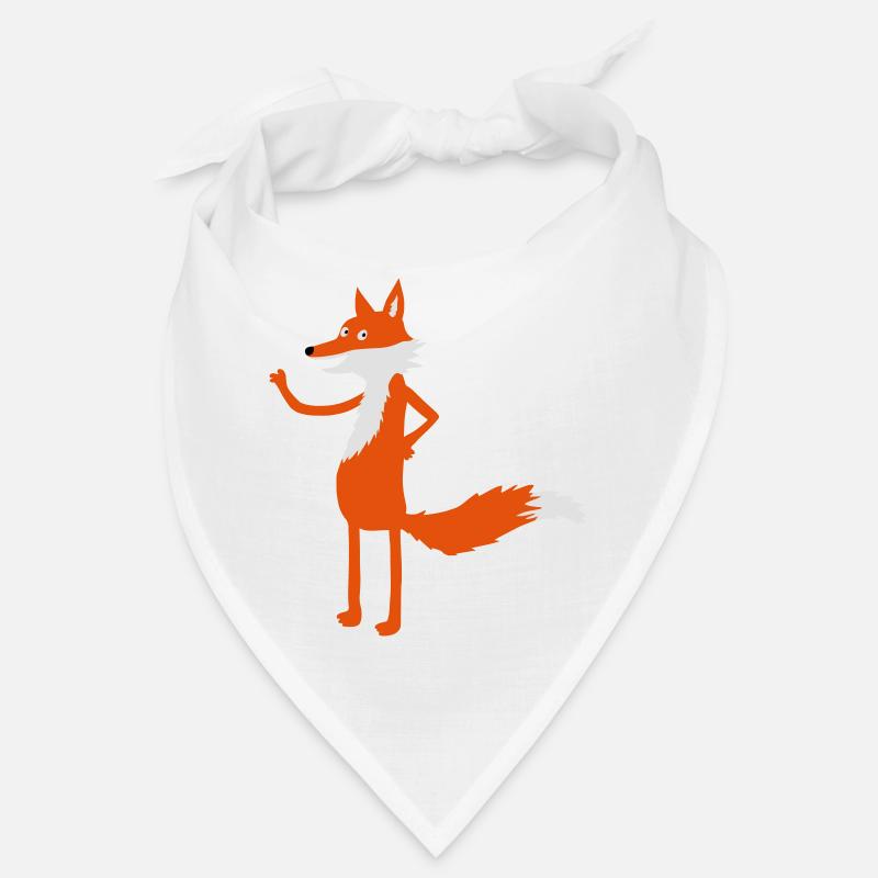 Fuchs steht Bandana