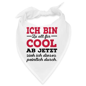 alt - Bandana - Weiß - Vorne