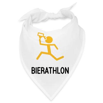 Bierathlon die Kneipentour - Bandana - Weiß - Vorne