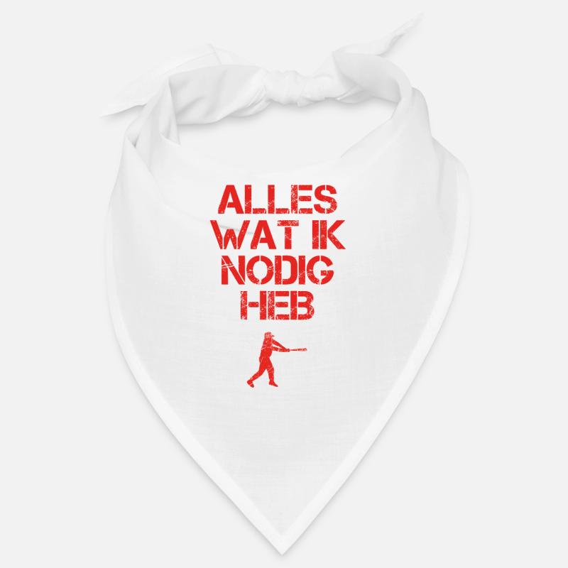 presentje wat ik nodig baseball homerun base 2 Bandana