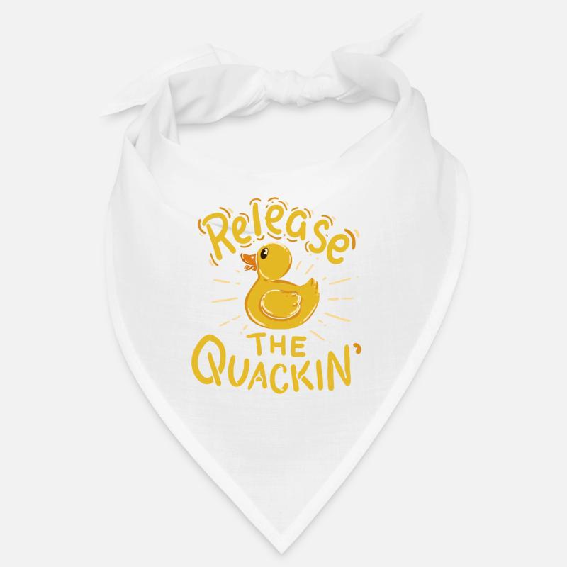 Release the quackin' - Duck saying duck rubber duck Bandana