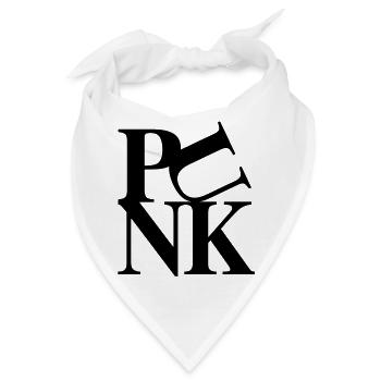 Steampunk - Bandana - Weiß - Vorne
