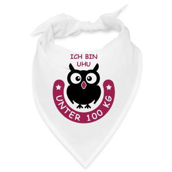 UHU unter hundert Kilo - Bandana - Weiß - Vorne