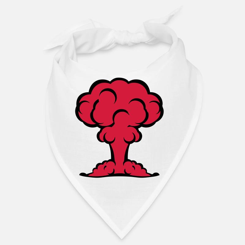champignon nucleaire atomique bombe explosion Bandana