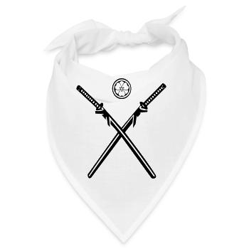 Iaito + Mon - Bandana - Weiß - Vorne