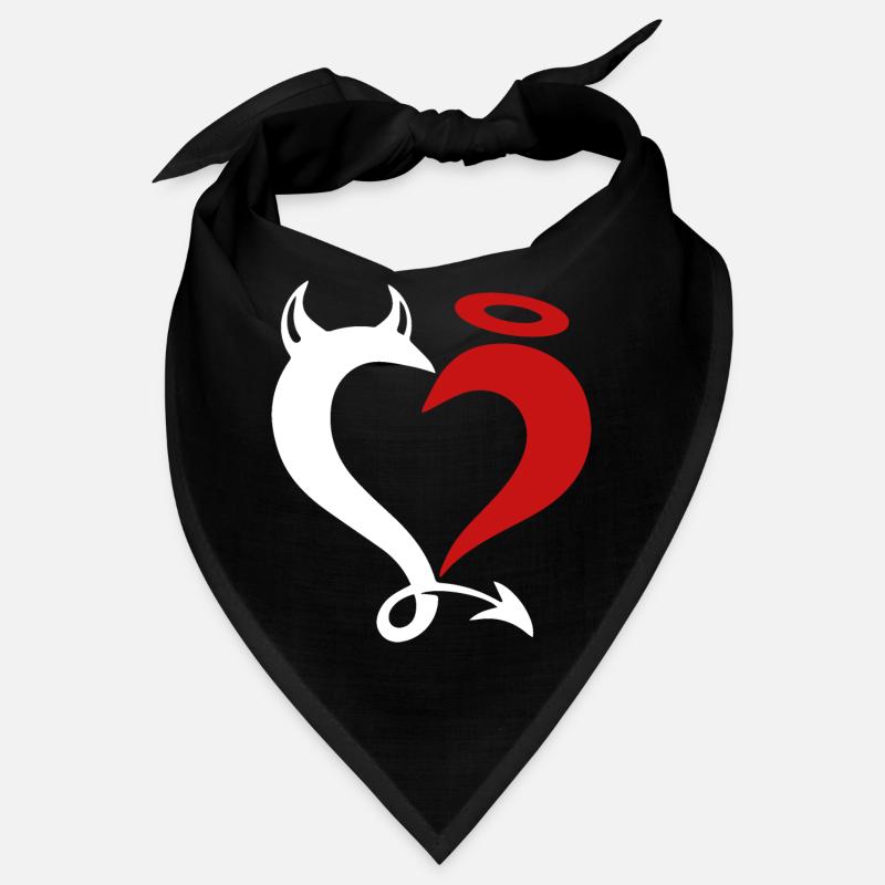 Angel and devil lovers. Bandana