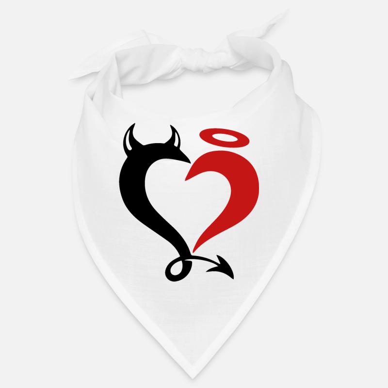 Angel and devil lovers. Bandana