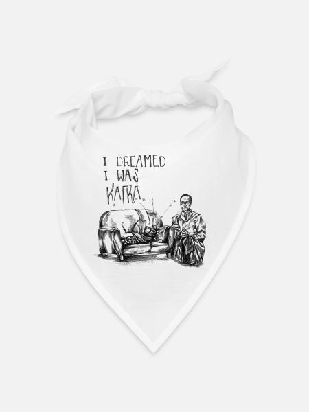 Kafka Design 'I Dreamed I Was Kafka' - Bandana - Weiß