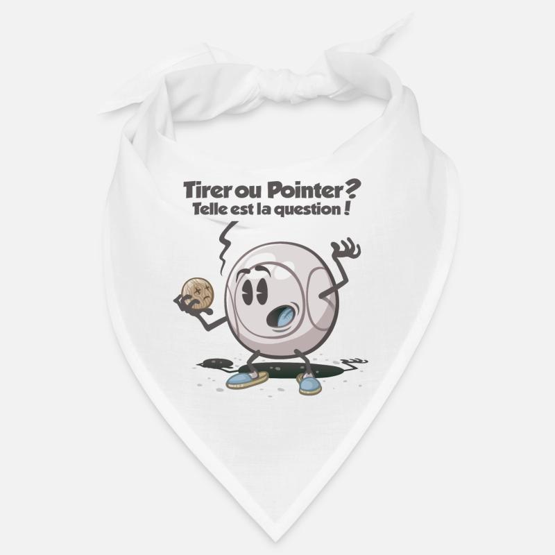 Tirer ou pointer ? telle est la question ! - Bandana - blanc