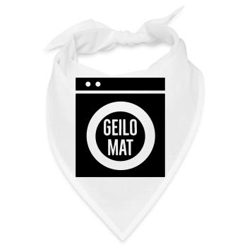 Geilomat - Bandana - Weiß - Vorne