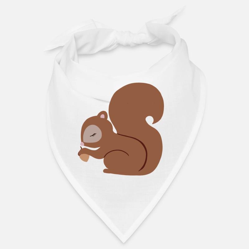 Sweet squirrel with acorn Bandana