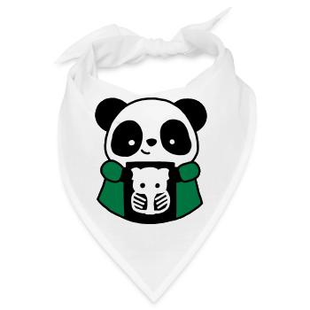 Panda TSRM Radiologie-Techniker - Bandana - Weiß - Vorne