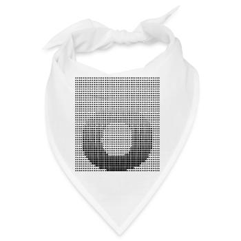 Letter O, Name, der Buchstabe O - Bandana - Weiß - Vorne