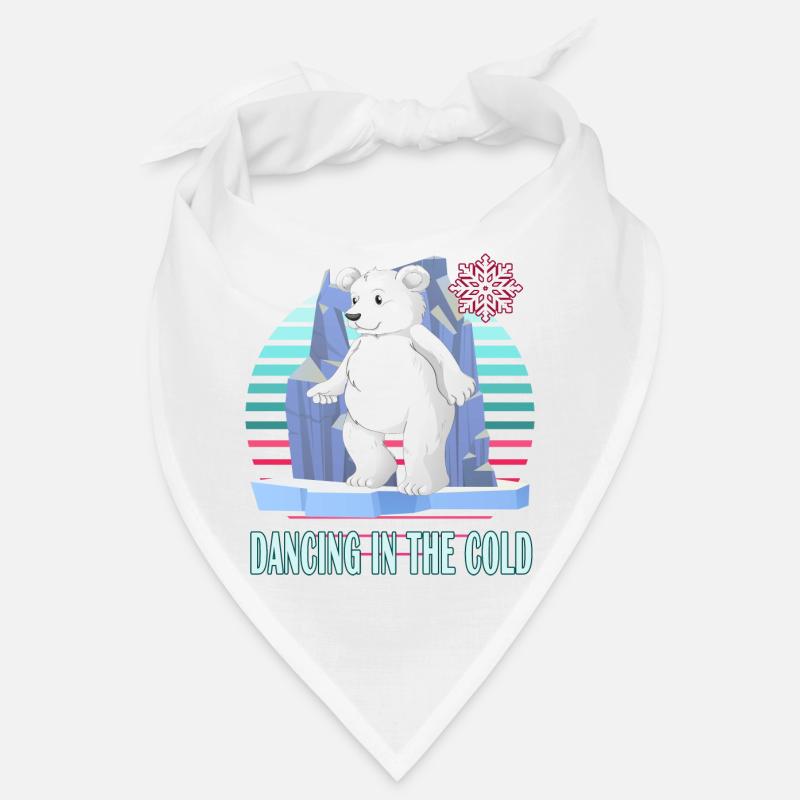 ice-bathing ice bear winterbader dancing cold ice snow Bandana