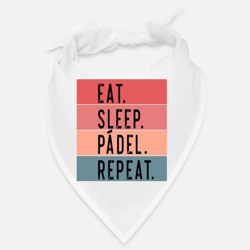 Essen Sleep Padel Repeat Funny Gift Idea padel Bandana