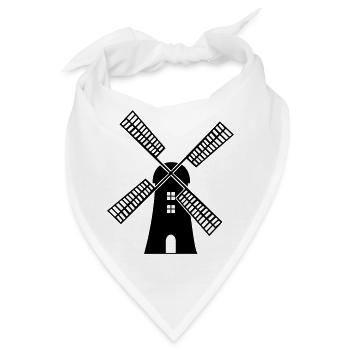 windmühle - Bandana - Weiß - Vorne