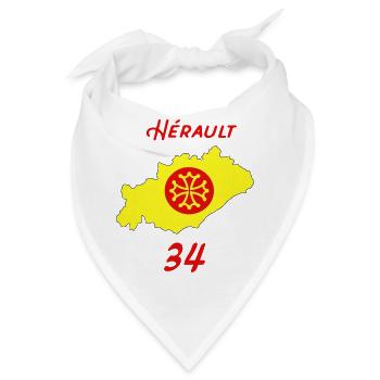 Hérault - Bandana - Weiß - Vorne