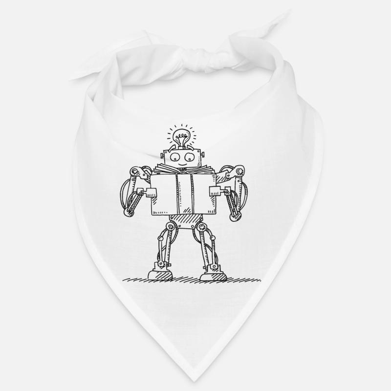 Robots Livre Lire Machine Learning Symbole d’IA Bandana