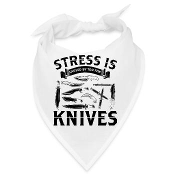 Messer Sammler Messersammeln Messersammler Messer - Bandana - Weiß - Vorne