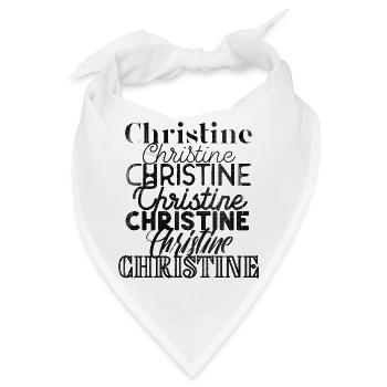 Christine - Bandana - Weiß - Vorne